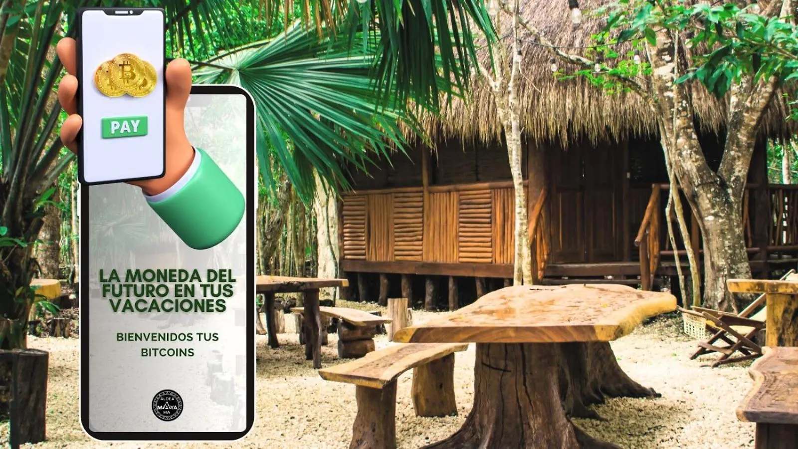 Aldea Maya-Ha Cabañas con cenotes Puerto Morelos Camping